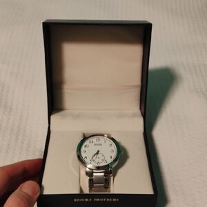 Brooks Brothers Classic Silver Men's Watch